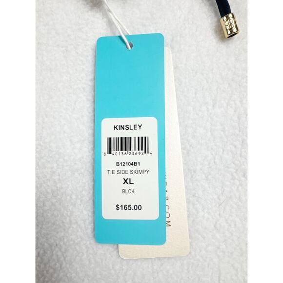 NWT Beach Bunny Kinsley Tie Side Bottom – Black – Size XL - Picture 6 of 8